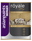 Royale Play Textile Premium Interior Emulsion Paint with Unique Fabric-Inspired Soft Matte Texture, Designed for Flexible, Durable, and Washable Walls in Kids' and Family Rooms. This Low VOC, Anti-Mold Paint Offers Rich Pastel Colors and Moderate Coverage